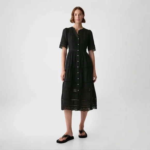 GAP | Dresses | Nwt Gap Lace Midi Dress | Poshmark